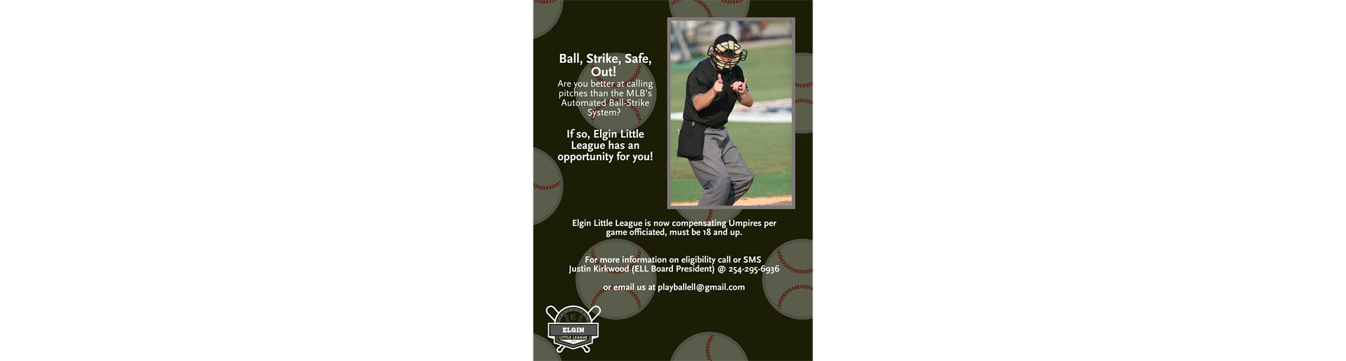 Umpires compensated per game